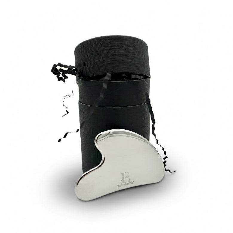 schwarze Geschenk Dose mit Guasha